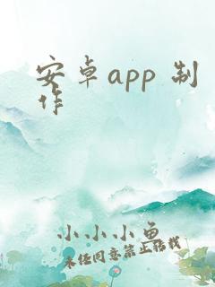 安卓app 制作