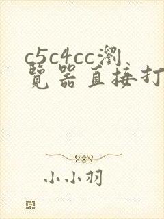 c5c4cc浏览器直接打开