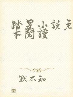 踏星小说免费全本阅读 踏星小说免费全本阅读