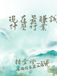 现在最赚钱的是什么行业
