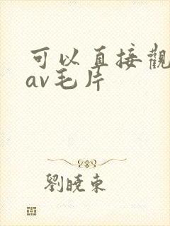 可以直接观看的av毛片