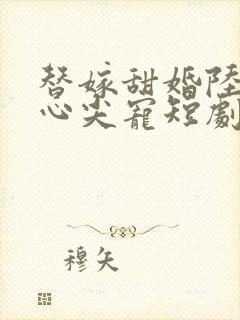 替嫁甜婚陆少的心尖宠短剧