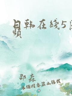 日韩在线5区视频