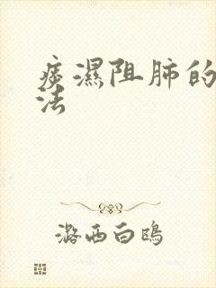 痰湿阻肺的治方法