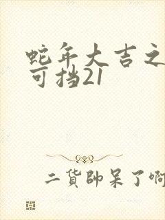 蛇年大吉之婚不可挡21