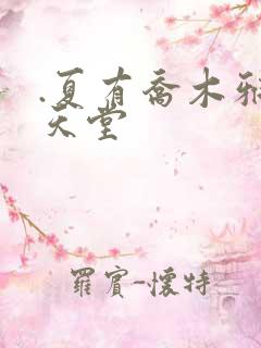 .夏有乔木雅望天堂