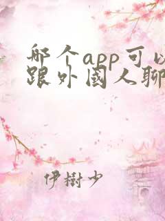 哪个app可以跟外国人聊天