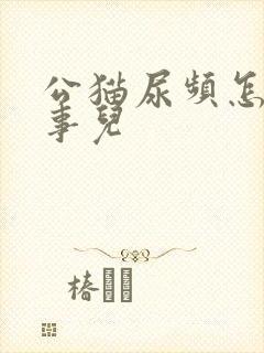 公猫尿频怎么回事儿
