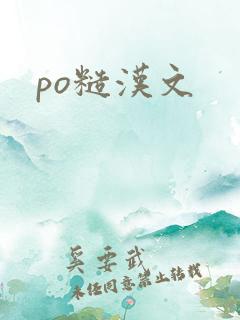 po糙汉文