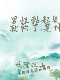 男性勃起几分钟就软了,是什么原因