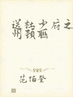 送杜少府之任蜀州颈联