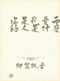 你是我爱而不得的人是什么歌 你是我爱而不得的人是什么歌