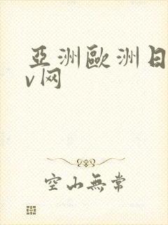 亚洲欧洲日韩av网