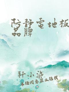 防静电地板最好品牌