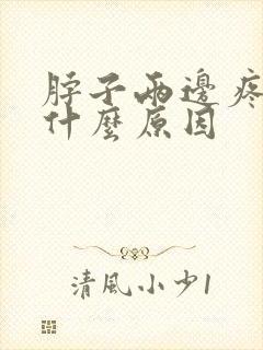 脖子两边疼痛是什么原因