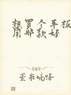 想买个平板学习用哪款好
