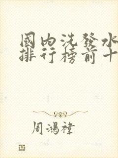 国内洗发水品牌排行榜前十名