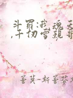 斗罗:我魂天帝,千仞雪亲哥 黑烟滚滚来