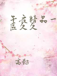 午夜精品一区二区久久