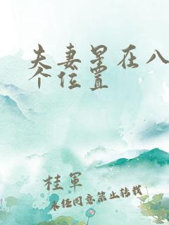 夫妻星在八字哪个位置