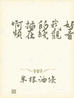 啊插的我好爽视频在线观看