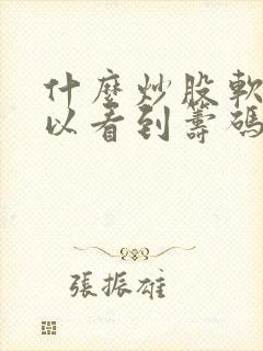 什么炒股软件可以看到筹码峰