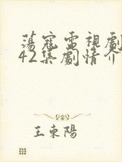 荡寇电视剧全集42集剧情介绍