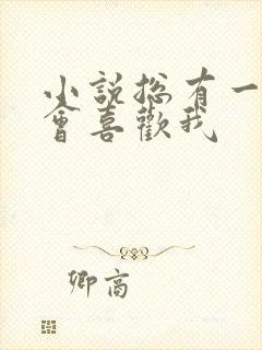 小说总有一天你会喜欢我