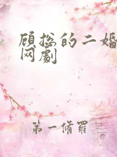 顾总的二婚娇妻网剧