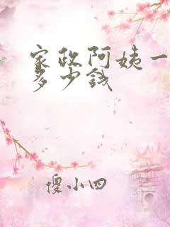 家政阿姨一小时多少钱