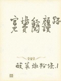 官场红颜路小说免费阅读