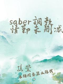 saber调教情节未删减在哪看