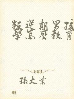 叛逆期男孩子厌学怎么教育