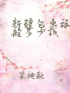 新疆包车旅游一般多少钱