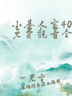 小巷人家40集免费观看全集完整版