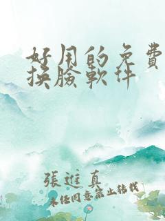 好用的免费ai换脸软件