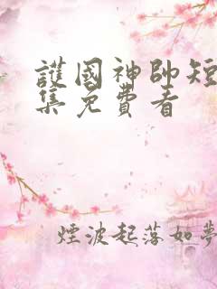 护国神帅短剧全集免费看