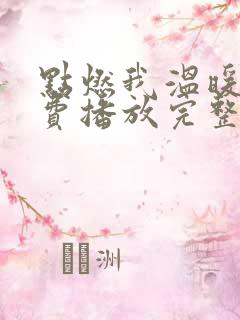 点燃我温暖你免费播放完整版下载