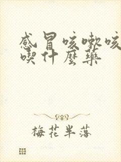 感冒咳嗽咳绿痰吃什么药