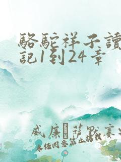 骆驼祥子读书笔记1到24章
