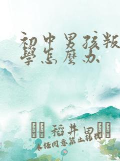 初中男孩叛逆厌学怎么办