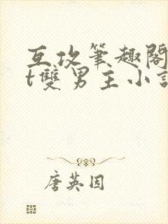 互攻笔趣阁txt双男主小说