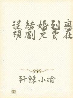 从结婚到恋爱电视剧免费在线观看