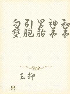 勾引男神和他的双胞胎弟弟