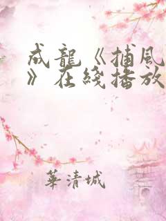 成龙《捕风追影》在线播放