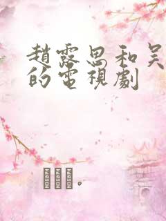 赵露思和吴磊演的电视剧