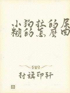小狗拉的屎黏糊糊的怎么回事 小狗拉的屎黏糊糊的怎么回事