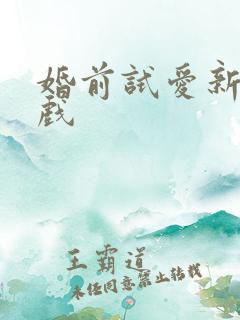 婚前试爱新婚床戏