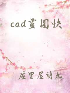 cad画图快