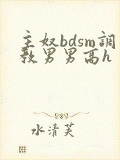 主奴bdsm调教男男高h